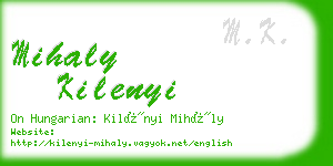 mihaly kilenyi business card